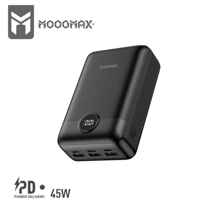 ⁦باور بانك45 وات  بقوه 30 الف ملي امبير MX219 30000MAH⁩ - الصورة ⁦1⁩